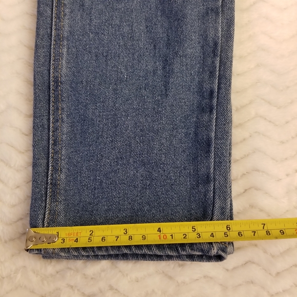 Almost Famous Blue Distressed Jeans With Hole SIZE 9. - Picture 8 of 15